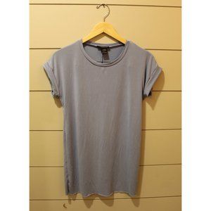 Blue Soft Tee Shirt Dress